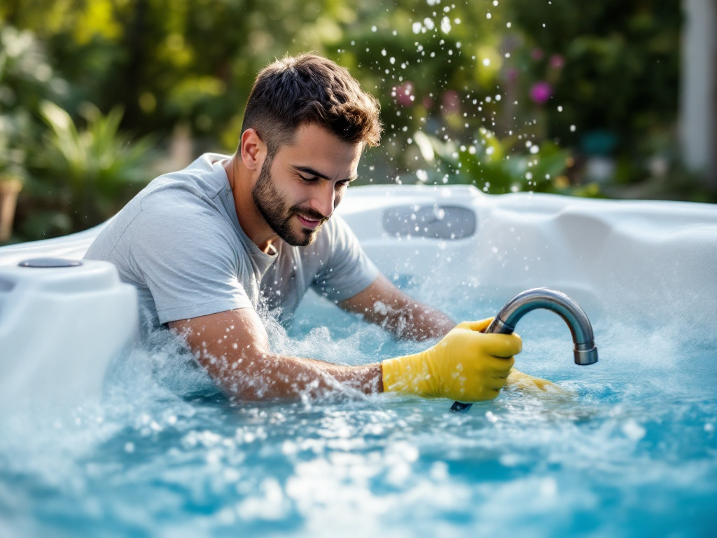 hoe leidingen jacuzzi reinigen