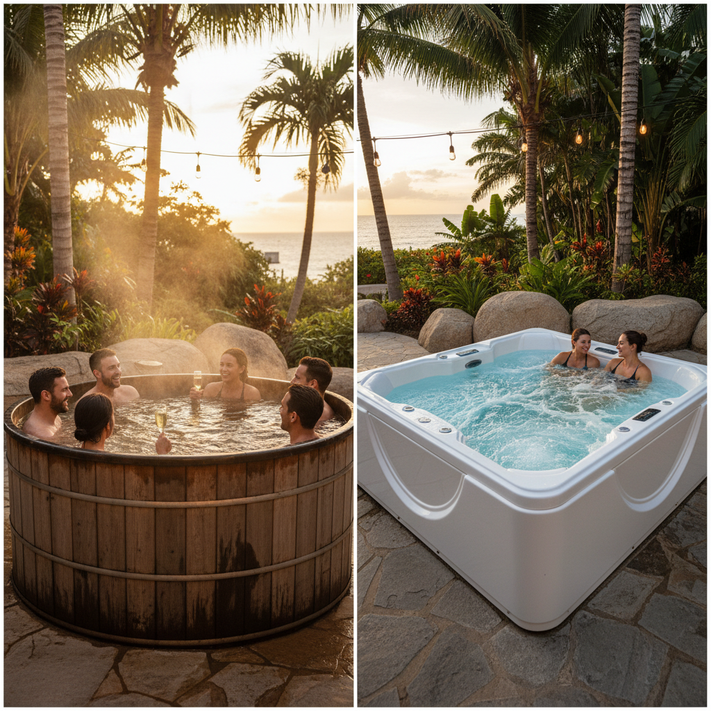 wat is het verschil tussen een hottub en een jacuzzi