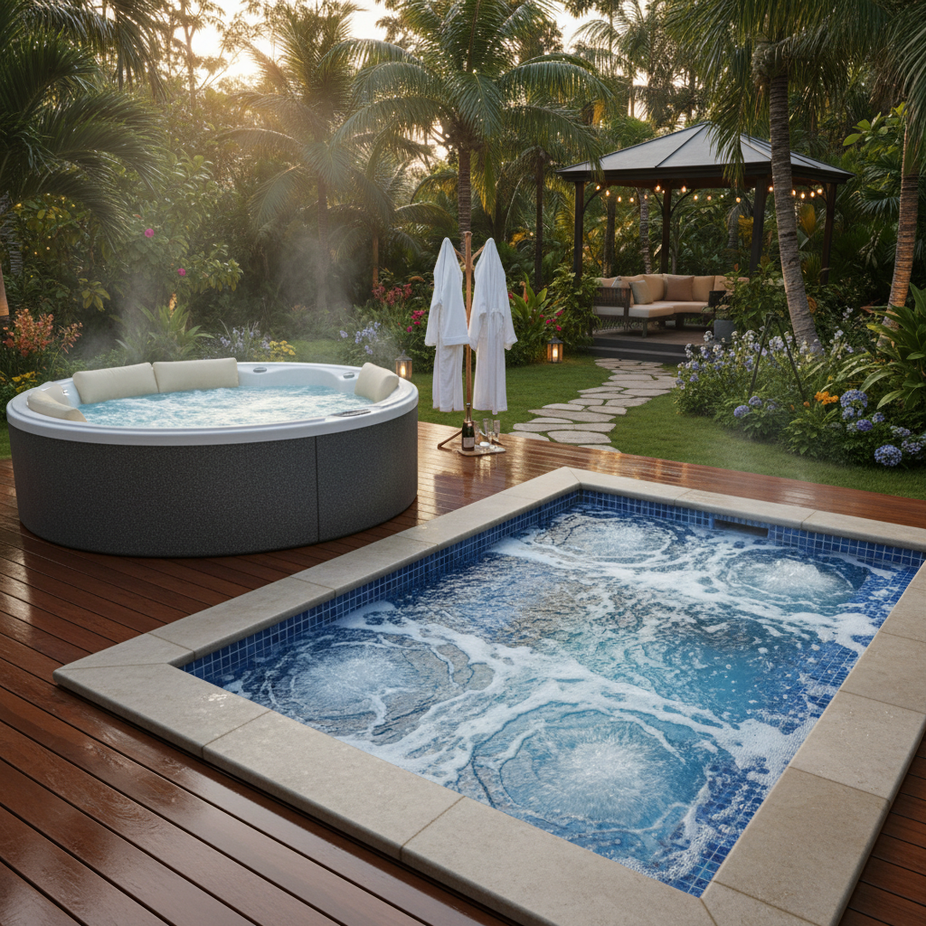 wat is het verschil tussen een spa en een jacuzzi