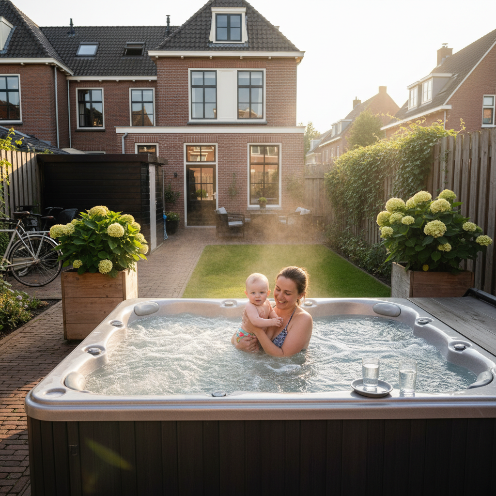 vanaf wanneer mag baby in jacuzzi