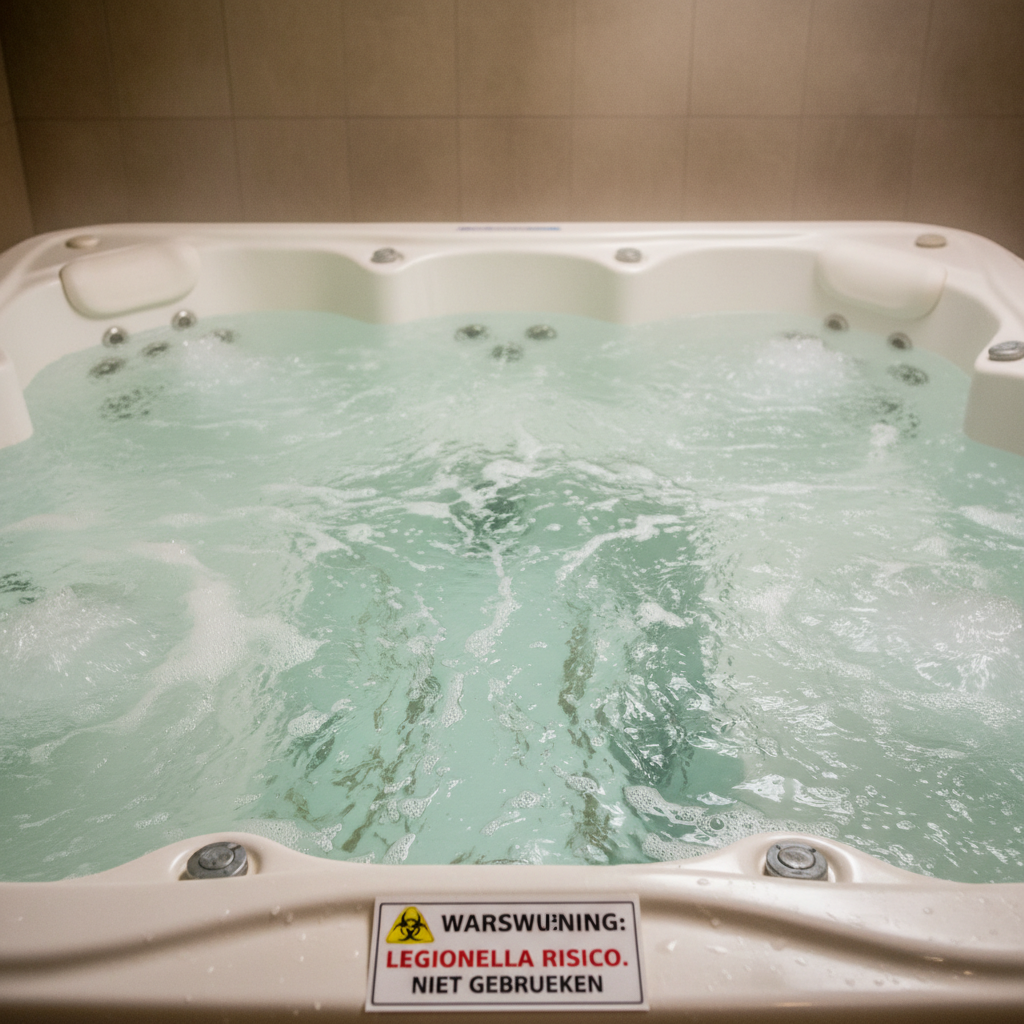 hoe snel ontstaat legionella in een jacuzzi