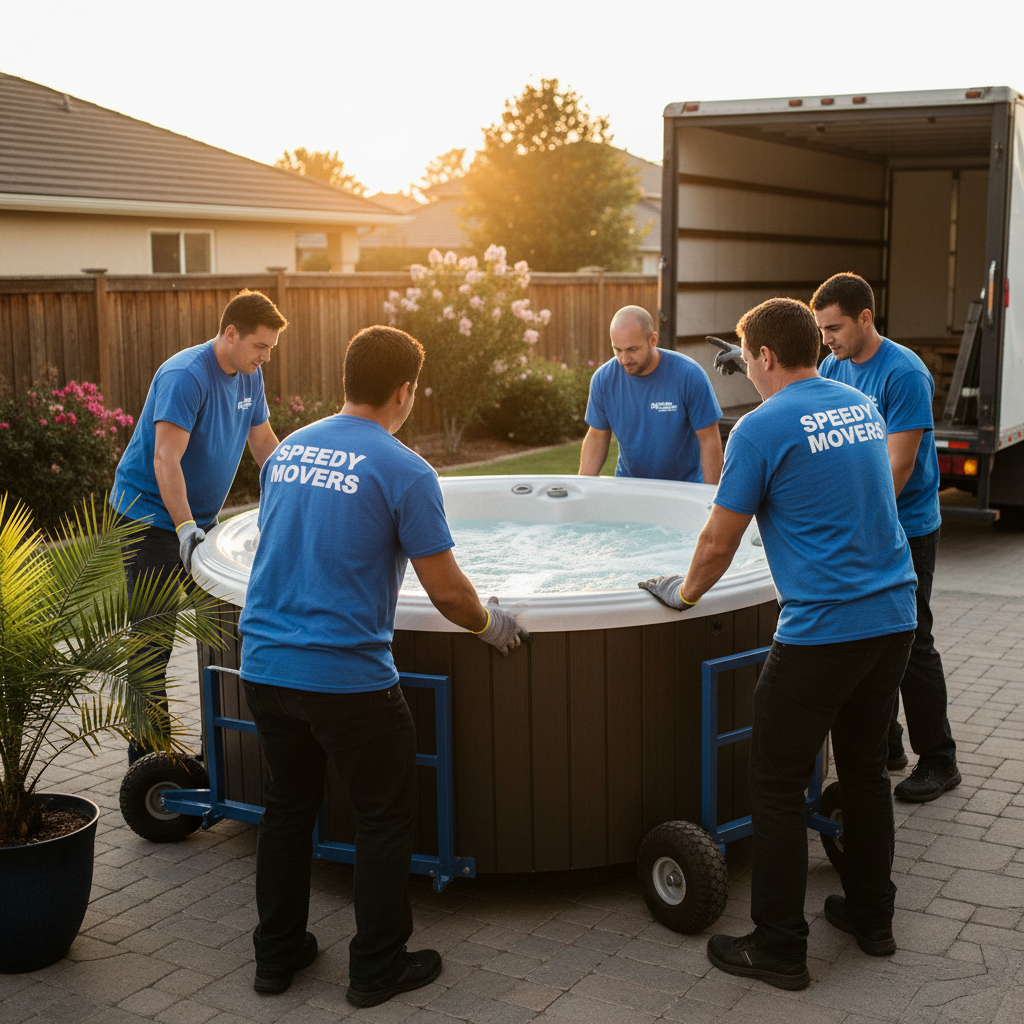hoe verplaats je een jacuzzi