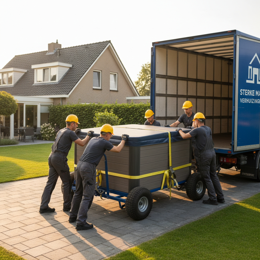 hoe verhuis je een jacuzzi