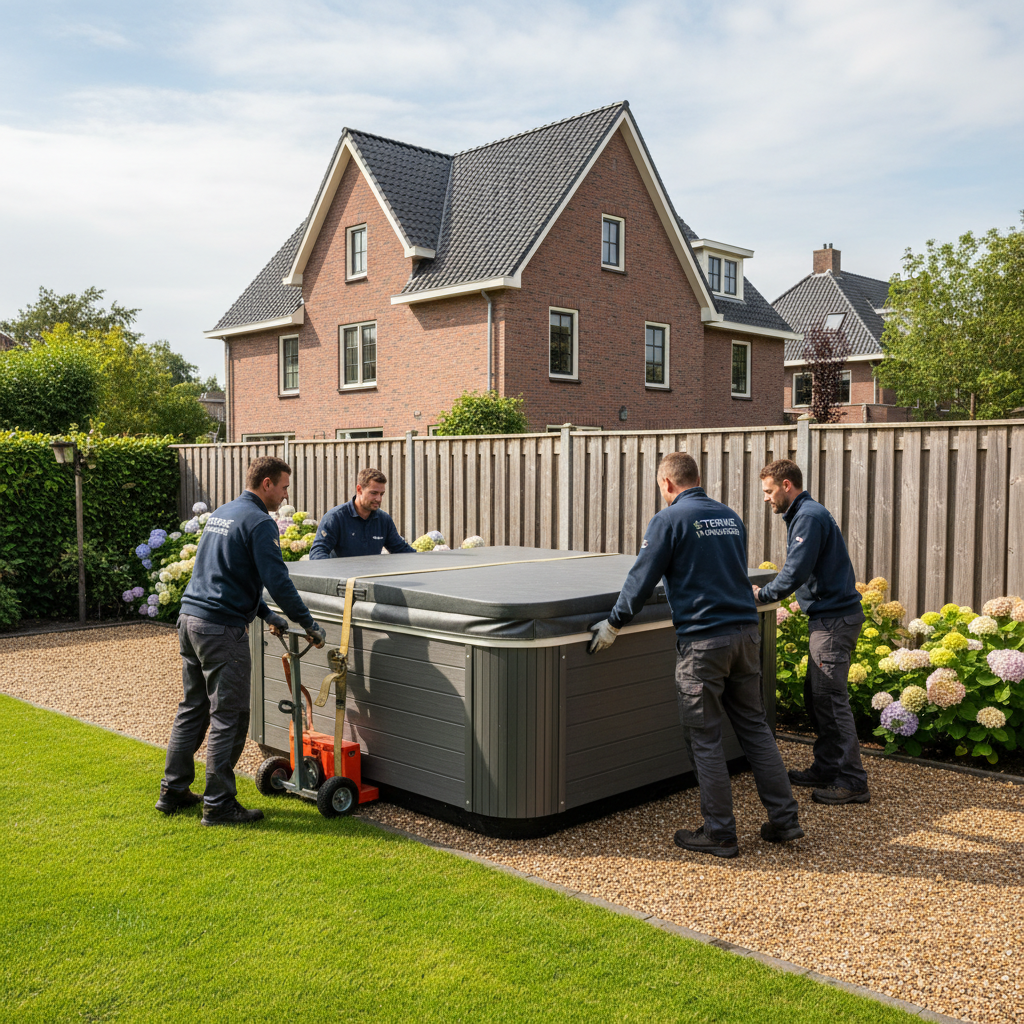 hoe krijg je een jacuzzi in de tuin