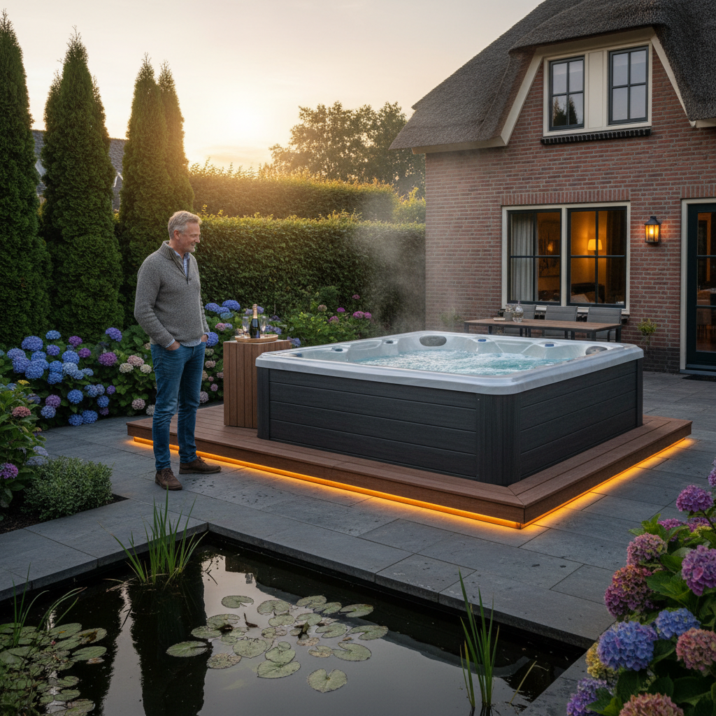 waar laat je water uit jacuzzi