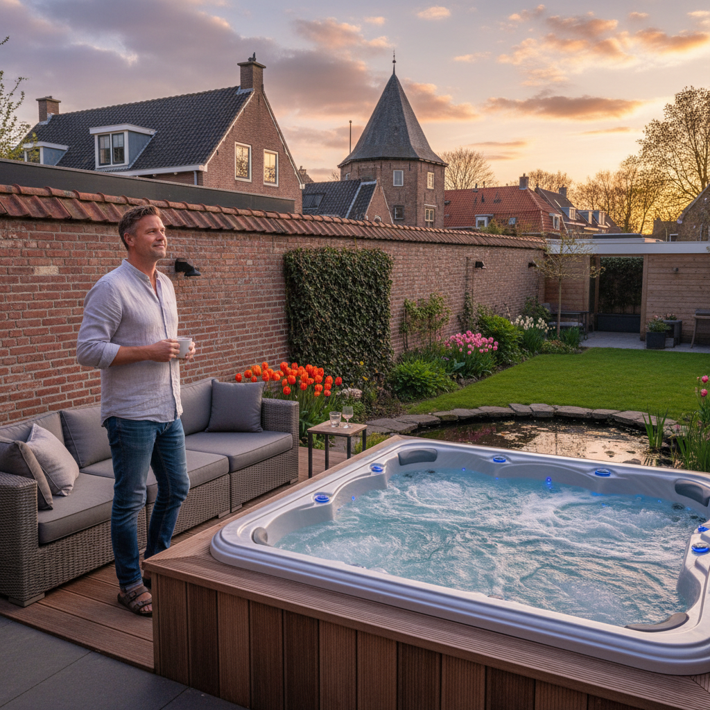 hoe vul je een jacuzzi