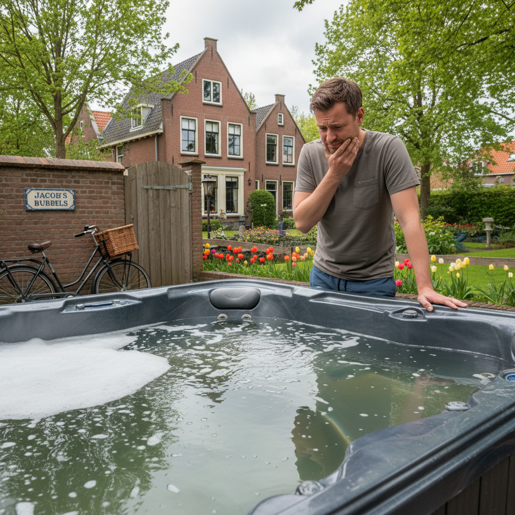 wat te doen bij troebel water in jacuzzi