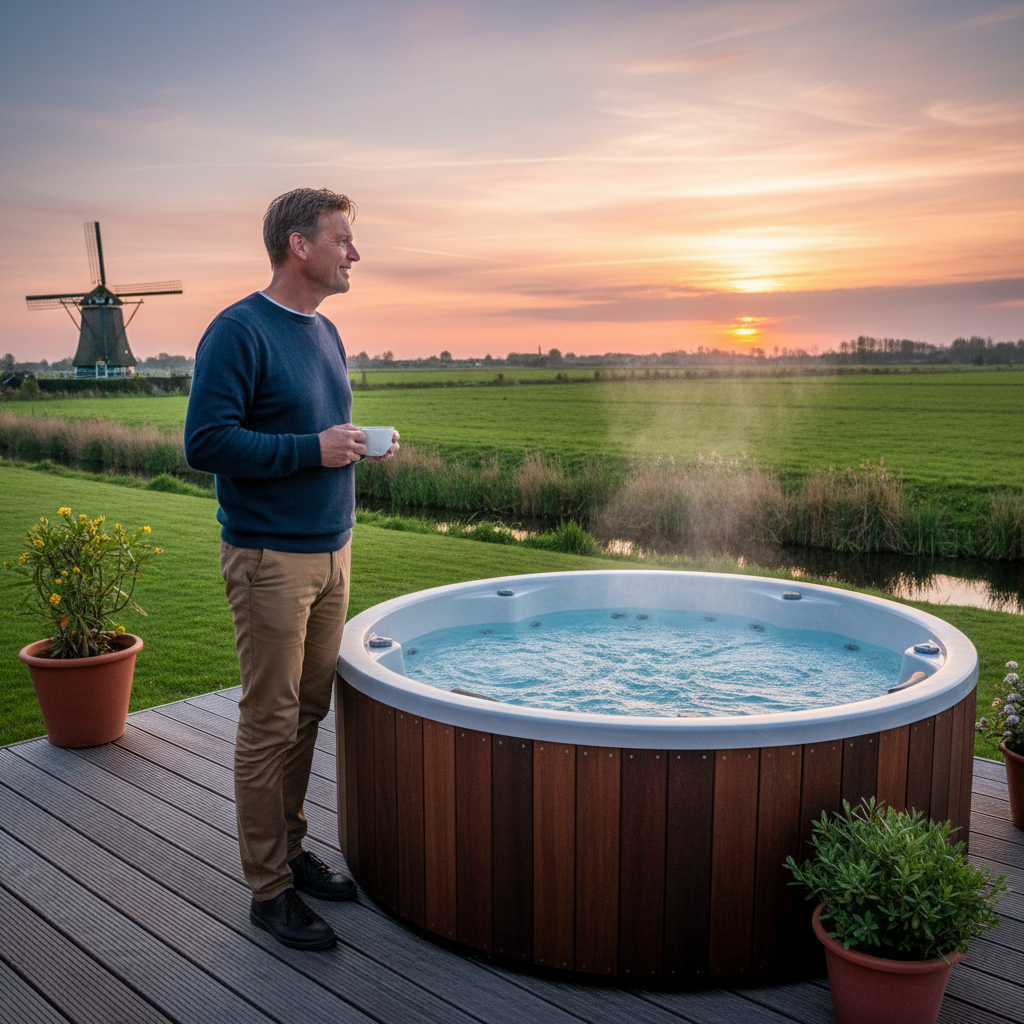 welke temperatuur jacuzzi in de zomer