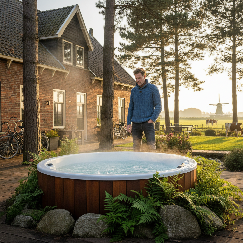 welke temperatuur jacuzzi s nachts