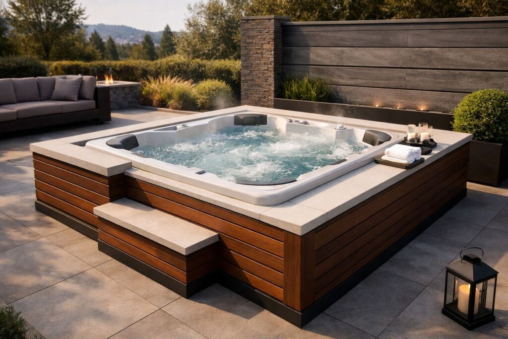 Top 5 Jacuzzi's met Ombouw voor een Strakke Afwerking