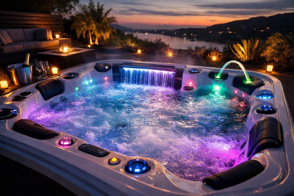 De 5 Beste Jacuzzi's met LED Verlichting
