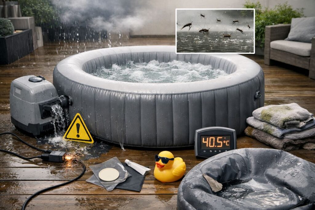 De Nadelen van een Opblaasbare Jacuzzi