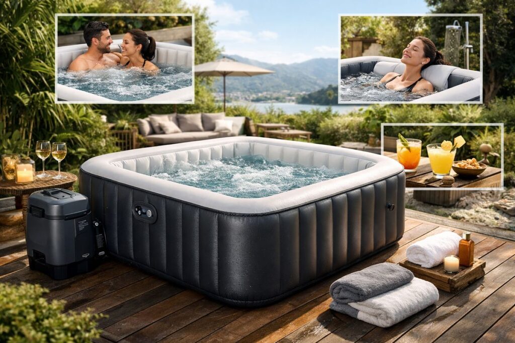Vierkante Opblaasbare Jacuzzi’s: Modellen en Voordelen