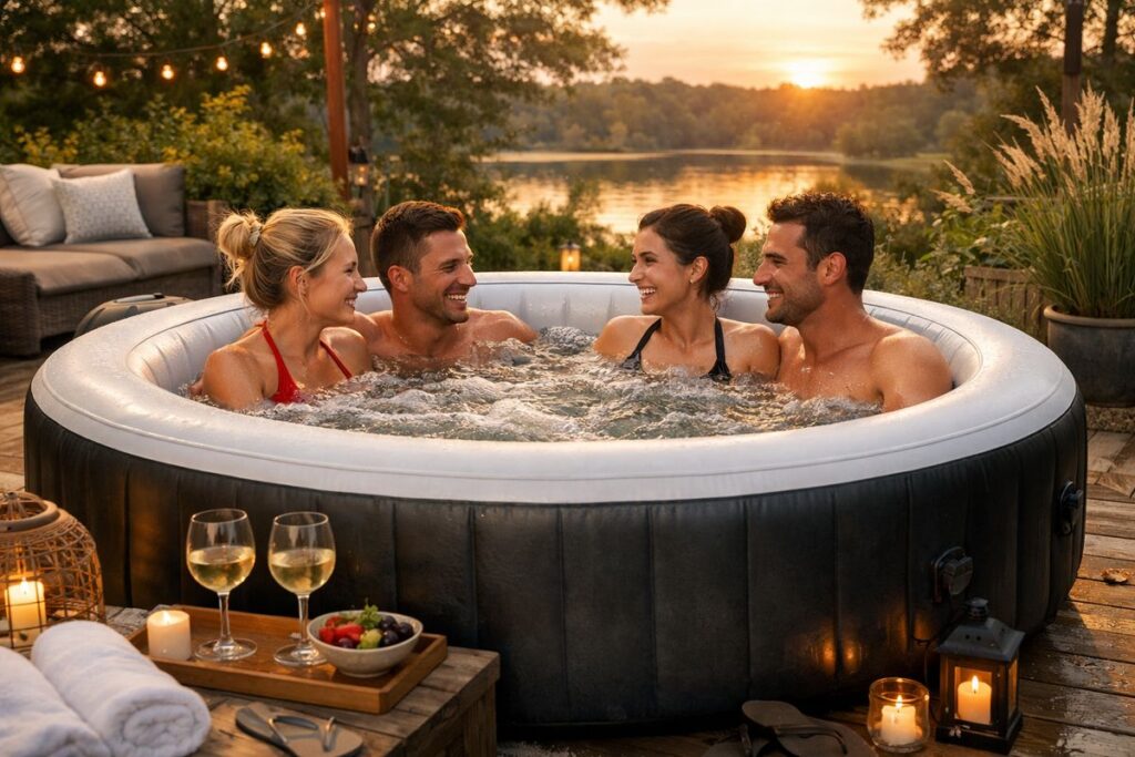 Opblaasbare Jacuzzi voor 4 Personen: De Slimste Keuzes